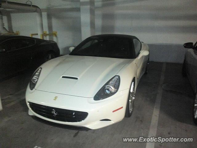 Ferrari California spotted in Bellevue, Washington