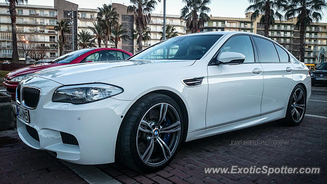 BMW M5 spotted in Platja d'Aro, Spain