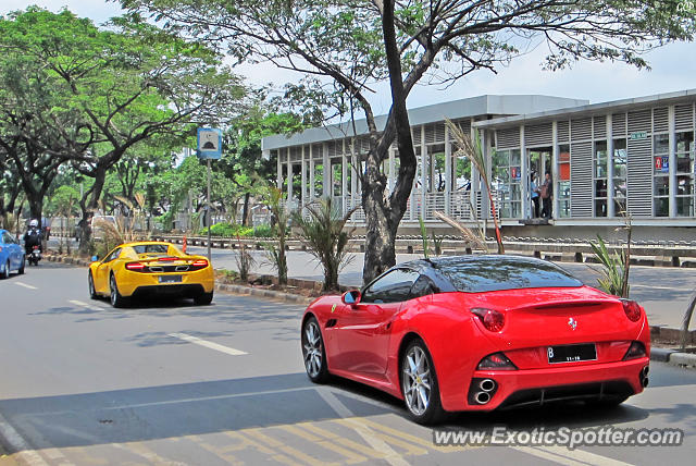 Ferrari California spotted in Jakarta, Indonesia