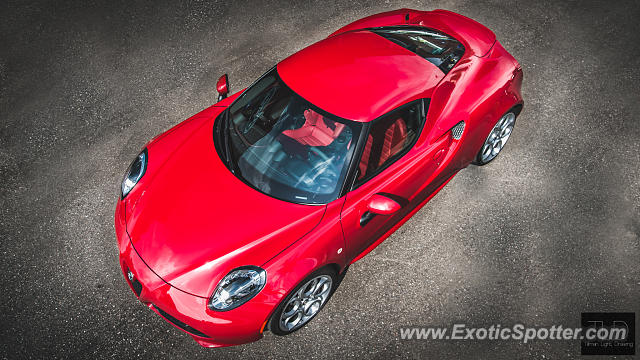 Alfa Romeo 4C spotted in Birmingham, Michigan