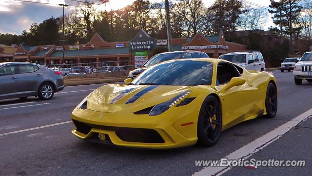 Ferrari 458 Italia spotted in Atlanta, Georgia
