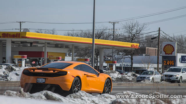 Mclaren MP4-12C spotted in Highland Park, Illinois