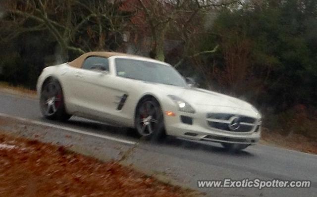 Mercedes SLS AMG spotted in Cape Cod, Massachusetts