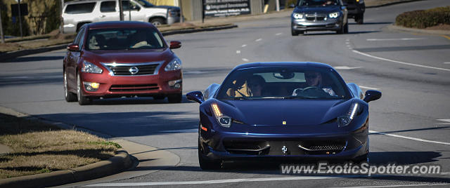 Ferrari 458 Italia spotted in Cornelius, North Carolina