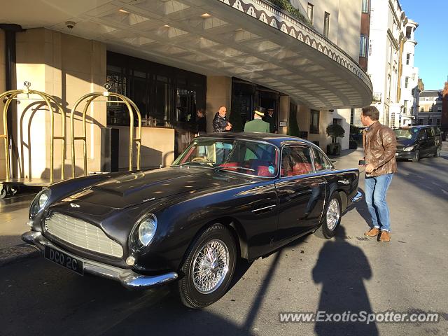 Aston Martin DB5 spotted in London, United Kingdom