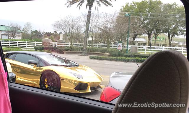 Lamborghini Aventador spotted in Orlando, Florida