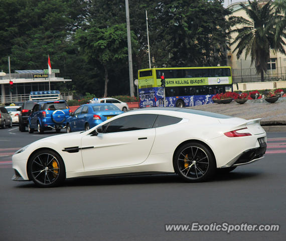 Aston Martin Vanquish spotted in Jakarta, Indonesia