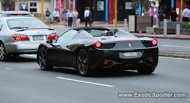 Ferrari 458 Italia spotted in Auckland, New Zealand