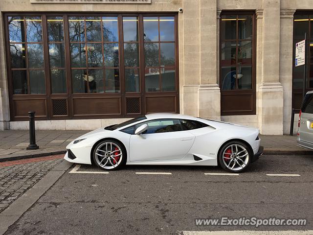 Lamborghini Huracan spotted in London, United Kingdom