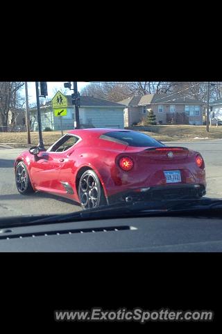 Alfa Romeo 4C spotted in Des Moines, Iowa