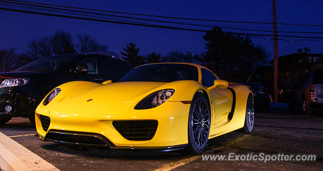 Porsche 918 Spyder spotted in Columbus, Ohio