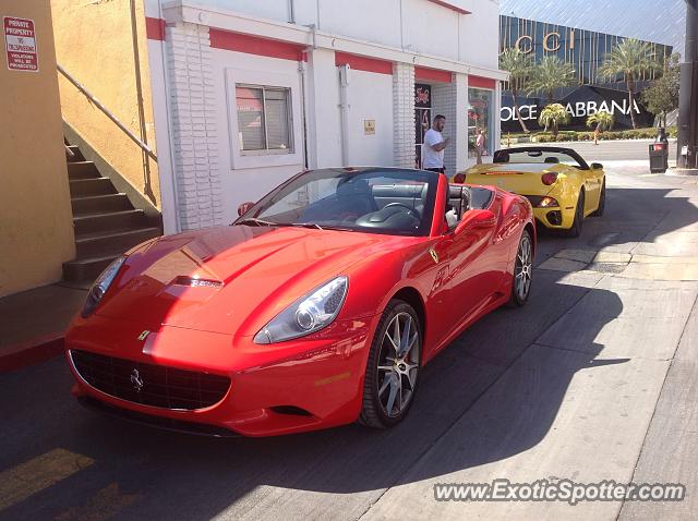 Ferrari California spotted in Las Vegas, Nevada