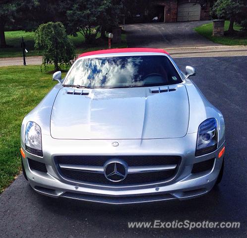 Mercedes SLS AMG spotted in Pittsford, New York