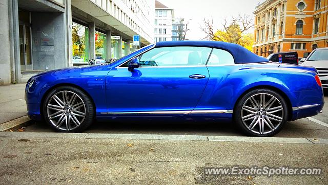 Bentley Continental spotted in Zürich, Switzerland