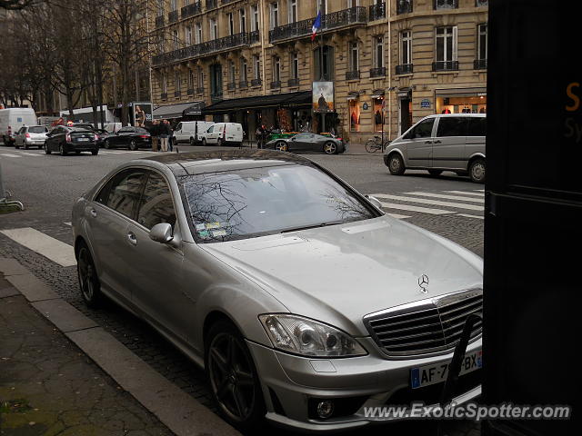 Mercedes S65 AMG spotted in Paris, France