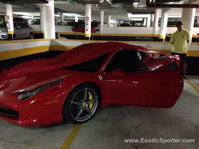 Ferrari 458 Italia spotted in Punta del Este, Uruguay