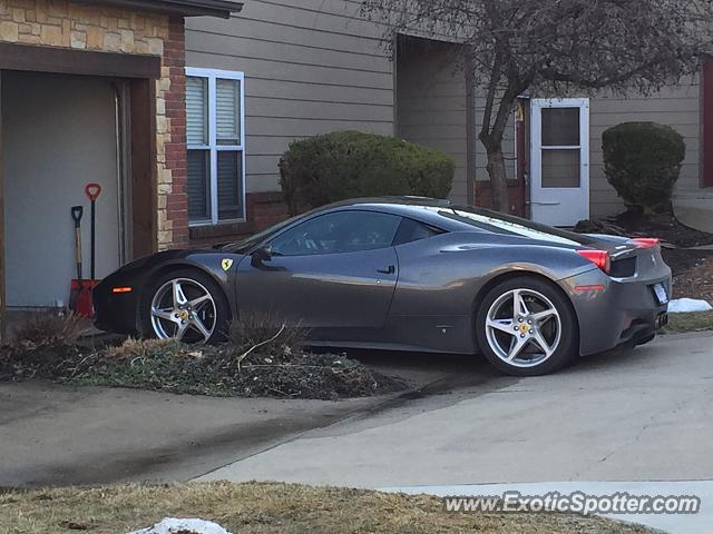 Ferrari 458 Italia spotted in Bloomington, Indiana