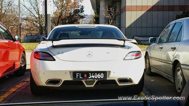 Mercedes SLS AMG spotted in Eschen, Liechtenstein