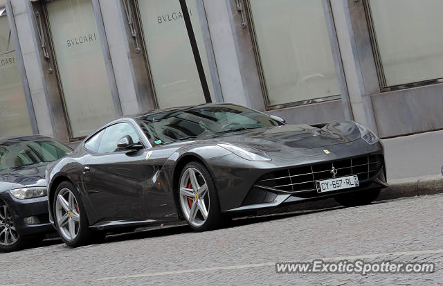 Ferrari F12 spotted in Paris, France