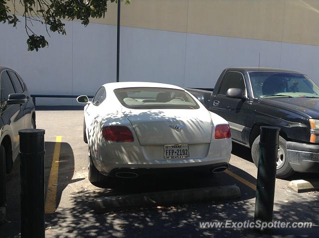 Bentley Continental spotted in San Antonio, Texas