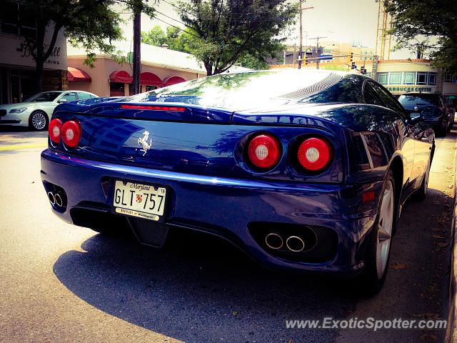 Ferrari 360 Modena spotted in Bethesda, Maryland