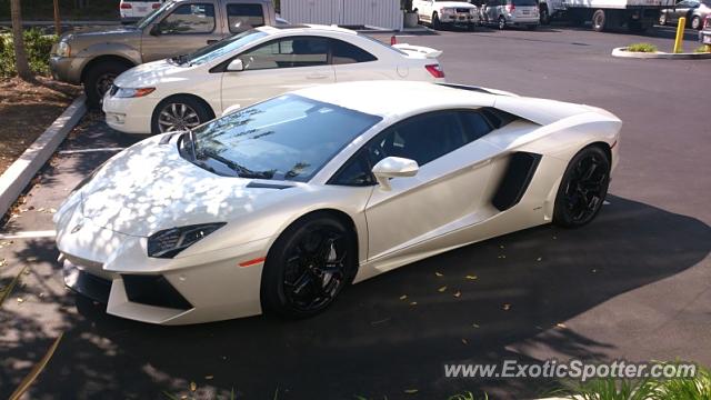 Lamborghini Aventador spotted in City of Industry, California