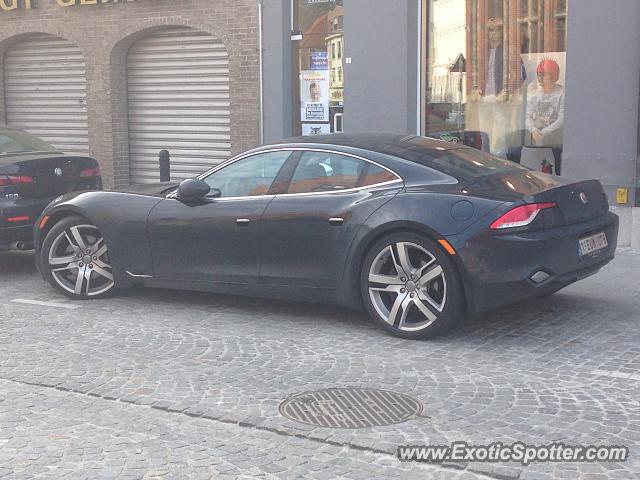 Fisker Karma spotted in Oudenaarde, Belgium