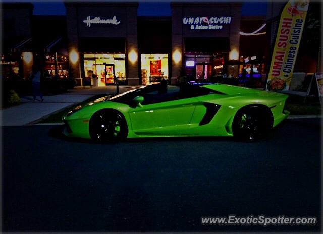 Lamborghini Aventador spotted in Charlotte, North Carolina