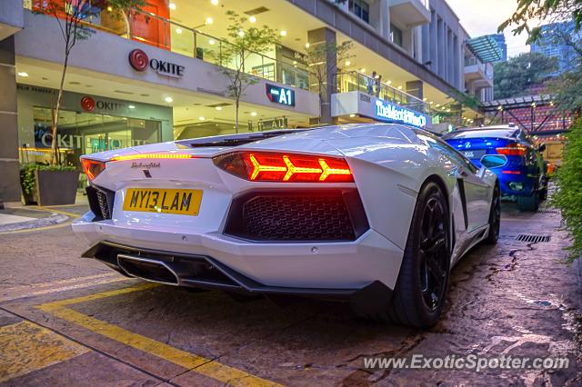 Lamborghini Aventador spotted in Kuala Lumpur, Malaysia