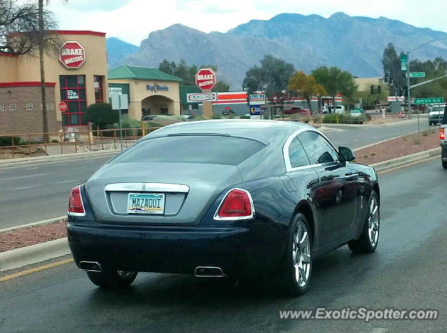 Rolls-Royce Wraith spotted in Marana, Arizona