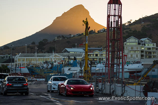 Ferrari 458 Italia spotted in Cape Town, South Africa