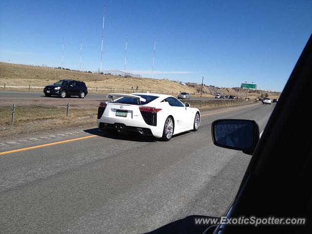 Lexus LFA spotted in Highlands Ranch, Colorado