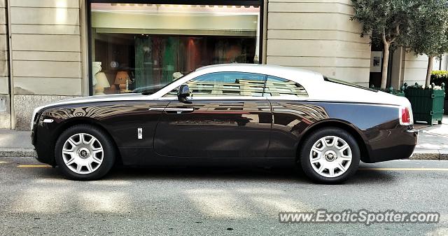 Rolls-Royce Wraith spotted in Geneve, Switzerland
