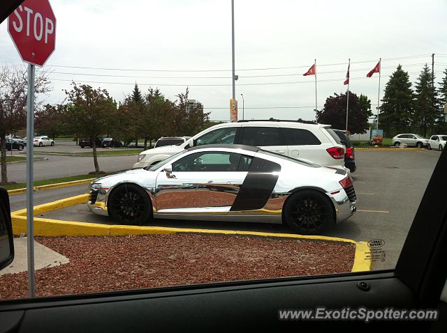 Audi R8 spotted in Markham, Canada
