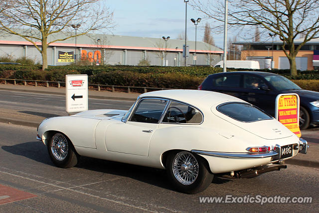 Jaguar E-Type spotted in Cambridge, United Kingdom
