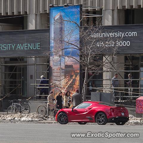 Alfa Romeo 4C spotted in Toronto, Canada