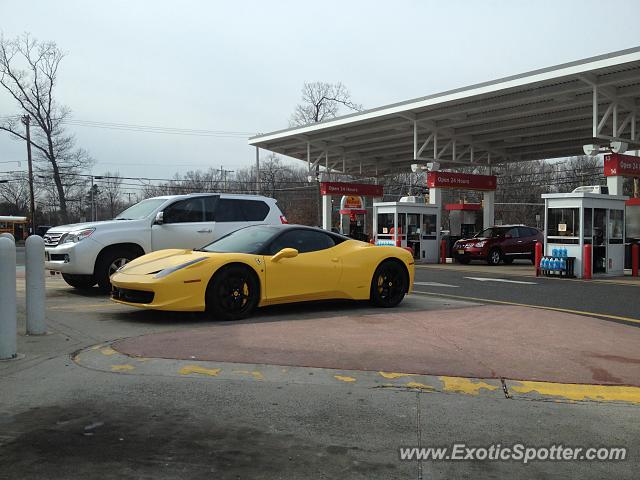 Ferrari 458 Italia spotted in Jackson, New Jersey