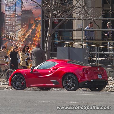 Alfa Romeo 4C spotted in Toronto, Canada