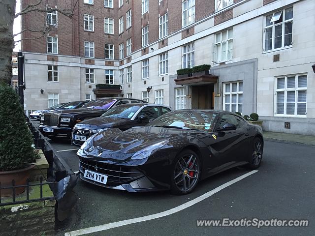 Ferrari F12 spotted in London, United Kingdom