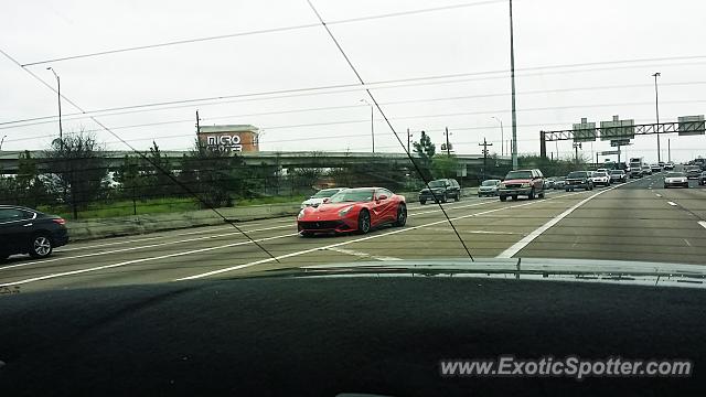 Ferrari F12 spotted in Houston, Texas