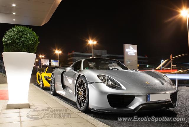 Porsche 918 Spyder spotted in Stuttgart, Germany