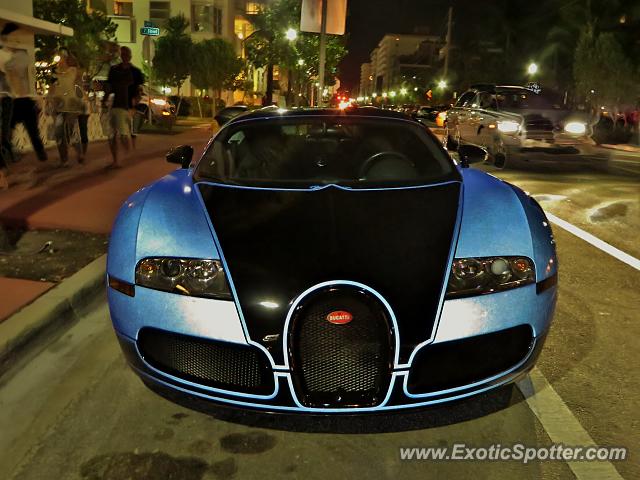 Bugatti Veyron spotted in Miami, Florida