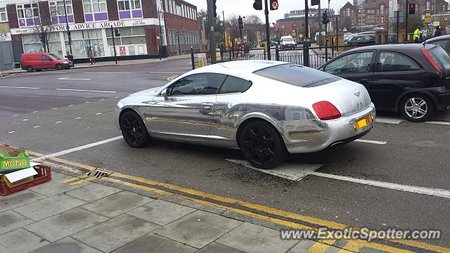 Bentley Continental spotted in Stratford,London, United Kingdom