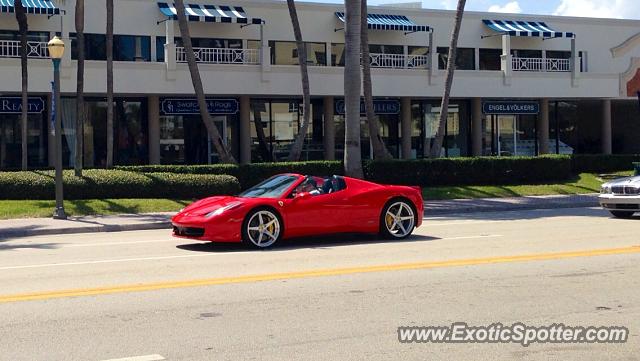 Ferrari 458 Italia spotted in Delray, Florida