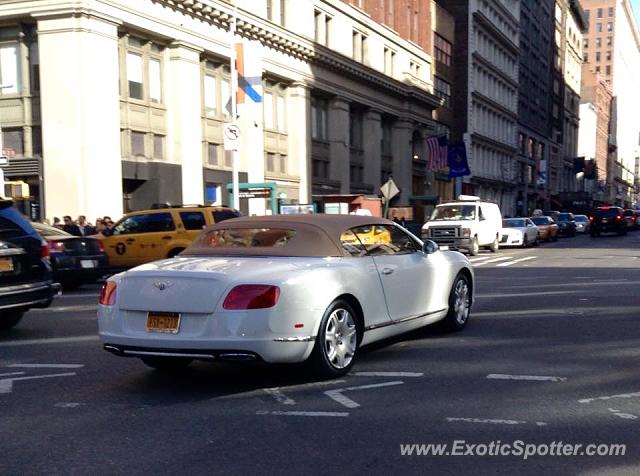 Bentley Continental spotted in Manhattan, New York
