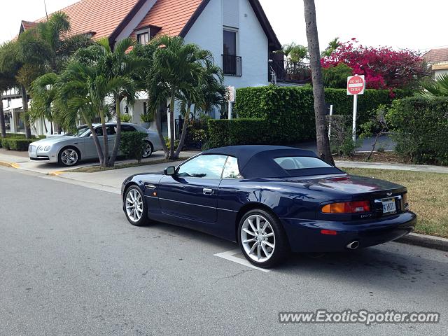 Aston Martin DB7 spotted in Palm Beach, Florida
