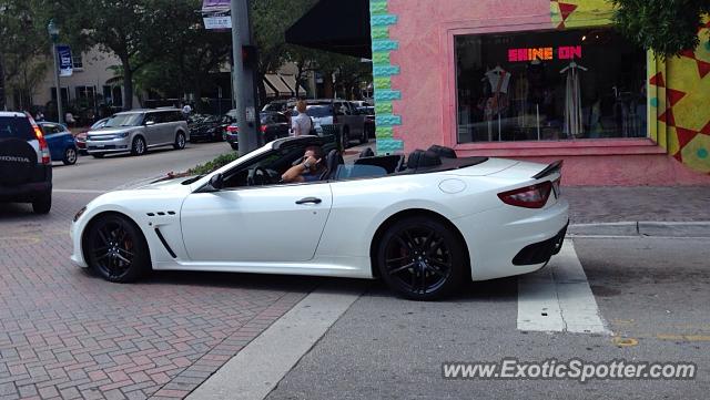 Maserati GranCabrio spotted in Delray, Florida
