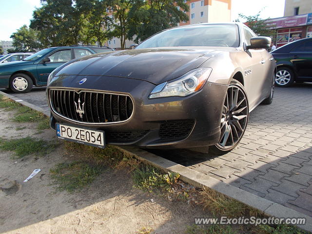 Maserati Quattroporte spotted in Iława, Poland