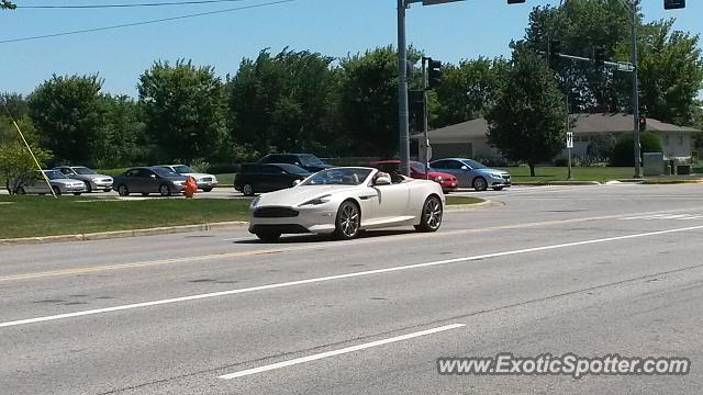 Aston Martin Virage spotted in Naperville, Illinois