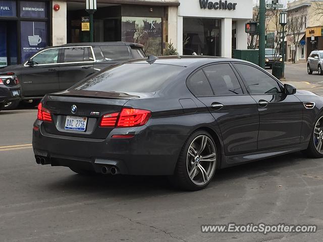 BMW M5 spotted in Birmingham, Michigan
